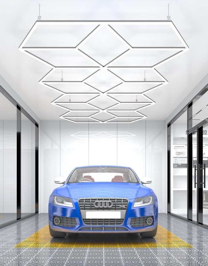 MINT LIGHTING | Polygonal Light V6.1 — ZT6136 | 16'1" × 7'9" | 335W | Geometric LED