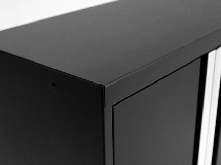 NewAge | Pro Series 7 Piece Cabinet Set with Base, Wall, Tool Drawer Cabinet, Lockers and 56 in. Worktop