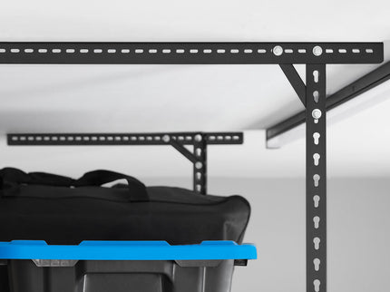NewAge | VersaRac Pro 4 ft. x 8 ft. Height-Adjustable Overhead Rack in Black