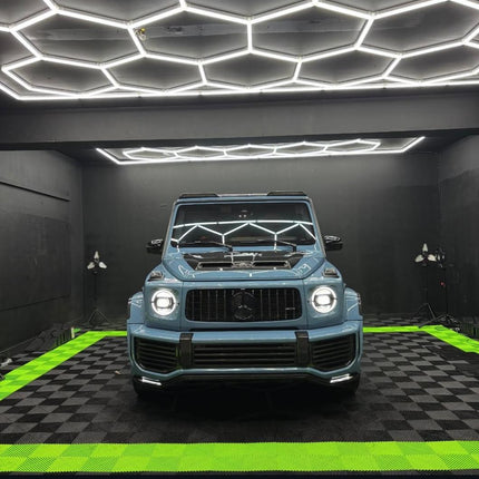 MINT LIGHTING | LED HEXGRID LIGHTING SYSTEM - 5.15m x 2.97m / 16.89ft x 9.74ft - 14 Grid