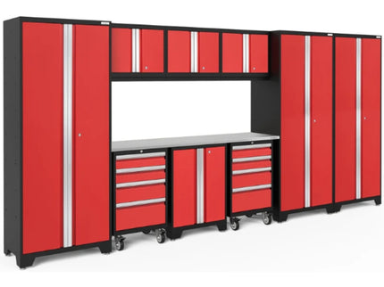 NewAge | Bold Series 10 Piece Cabinet Set with Tool, Base, Wall Cabinet and 30 in. Locker