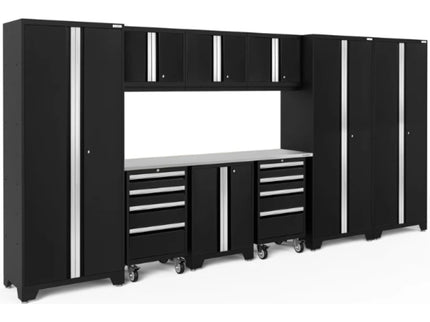 NewAge | Bold Series 10 Piece Cabinet Set with Tool, Base, Wall Cabinet and 30 in. Locker