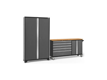 NewAge | Bold Series 2 Piece Cabinet Set with Project Center and 42 in Locker