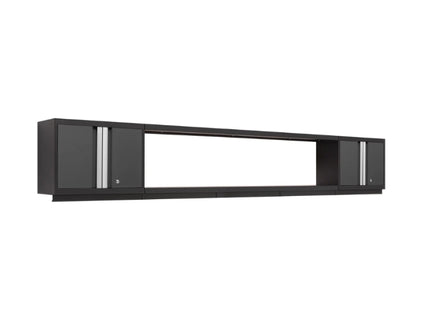 NewAge | Bold Series 3 Piece Cabinet Set with Wall Cabinets and Display Shelf