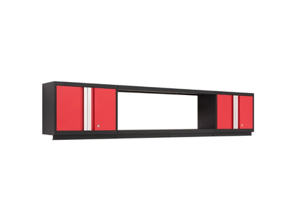 NewAge | Bold Series 3 Piece Cabinet Set with Wall Cabinets and Display Shelf