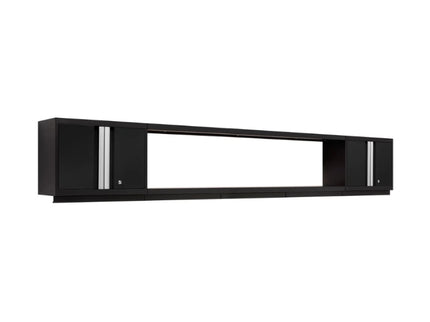 NewAge | Bold Series 3 Piece Cabinet Set with Wall Cabinets and Display Shelf