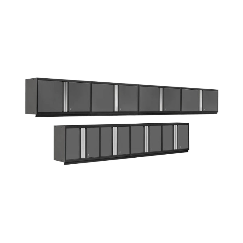 NewAge | Pro Series 8 Piece Cabinet Set with 28 in. and 42 in. Wall Cabinets