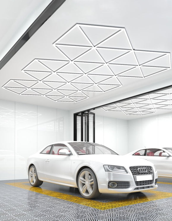 MINT LIGHTING | Polygonal Light V6.1 — ZT6105 | 9'2" × 6'8" | 361W | Geometric LED