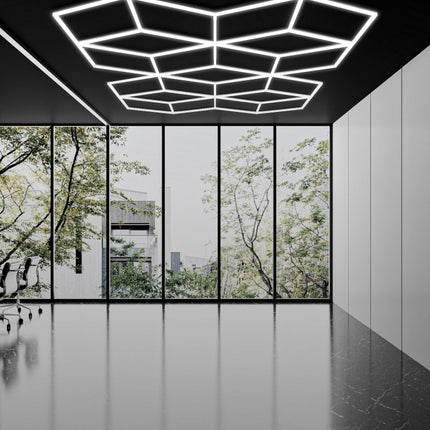 MINT LIGHTING | Polygonal Light V6.1 — ZT6109 | 16'0" × 8'0" | 387W | Geometric LED