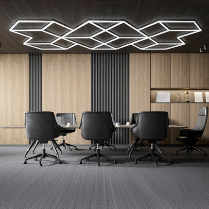 MINT LIGHTING | Polygonal Light V6.1 — ZT6112 | 4'8" × 8'0" | 120W | Geometric LED