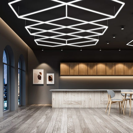 MINT LIGHTING | Polygonal Light V6.1 — ZT6113 | 15'10" × 9'2" | 447W | Geometric LED