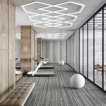MINT LIGHTING | Polygonal Light V6.1 — ZT6115 | 15'10" × 9'2" | 413W | Geometric LED