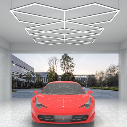 MINT LIGHTING | Polygonal Light V6.1 — ZT6119 | 15'10" × 9'2" | 379W | Geometric LED
