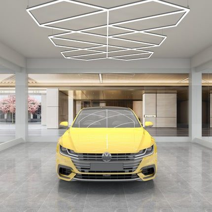 MINT LIGHTING | Polygonal Light V6.1 — ZT6120 | 15'10" × 9'2" | 387W | Geometric LED