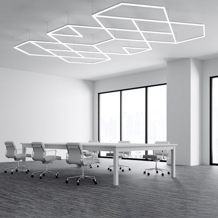 MINT LIGHTING | Polygonal Light V6.1 — ZT6122 | 15'10" × 9'2" | 405W | Geometric LED