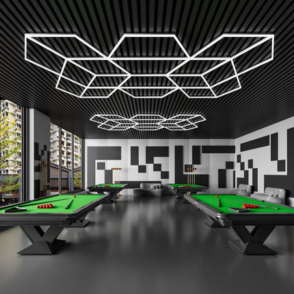 MINT LIGHTING | Polygonal Light V6.1 — ZT6127 | 15'10" × 9'2" | 387W | Geometric LED