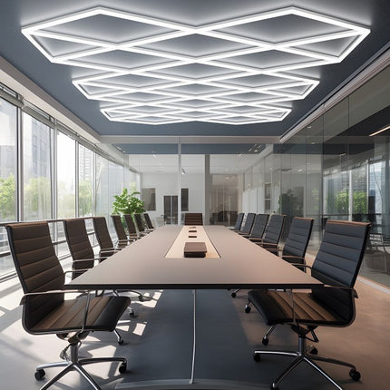 MINT LIGHTING | Polygonal Light V6.1 — ZT6129 | 15'10" × 9'2" | 421W | Geometric LED