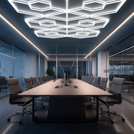 MINT LIGHTING | Polygonal Light V6.1 — ZT6130 | 15'10" × 9'2" | 447W | Geometric LED