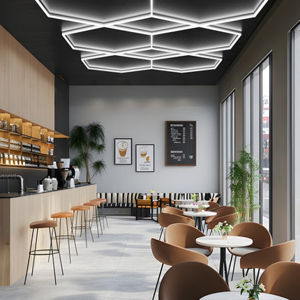MINT LIGHTING | Polygonal Light V6.1 — ZT6131 | 15'10" × 9'2" | 602W | Geometric LED