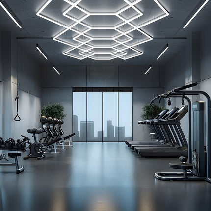 MINT LIGHTING | Polygonal Light V6.1 — ZT6132 | 15'10" × 9'2" | 284W | Geometric LED