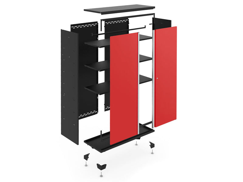 NewAge | Bold Series 6 Piece Cabinet Set with Base, Wall Cabinets and 48 in. RTA Locker