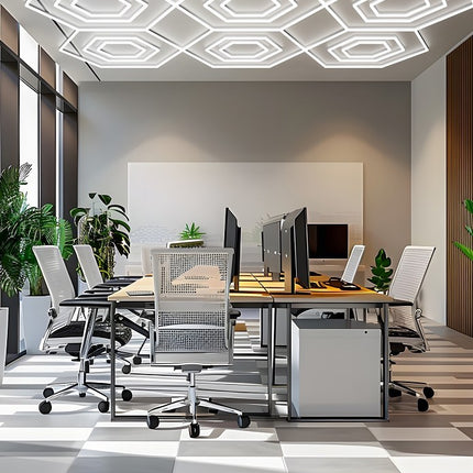 MINT LIGHTING | Polygonal Light V6.1 — ZT6133 | 15'10" × 9'2" | 469W | Geometric LED