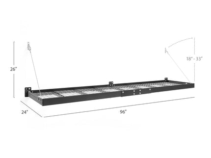 NewAge | Pro Series 2 ft. x 8 ft. Wall Mounted Steel Shelf