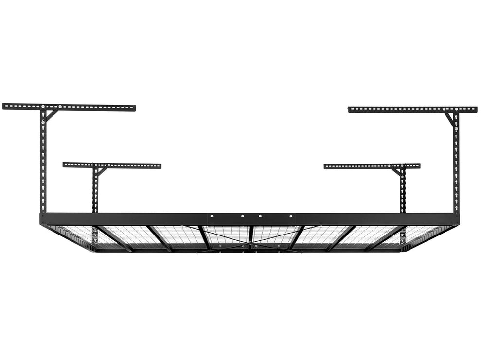 NewAge | VersaRac Pro 4 ft. x 8 ft. Height-Adjustable Overhead Rack in Black