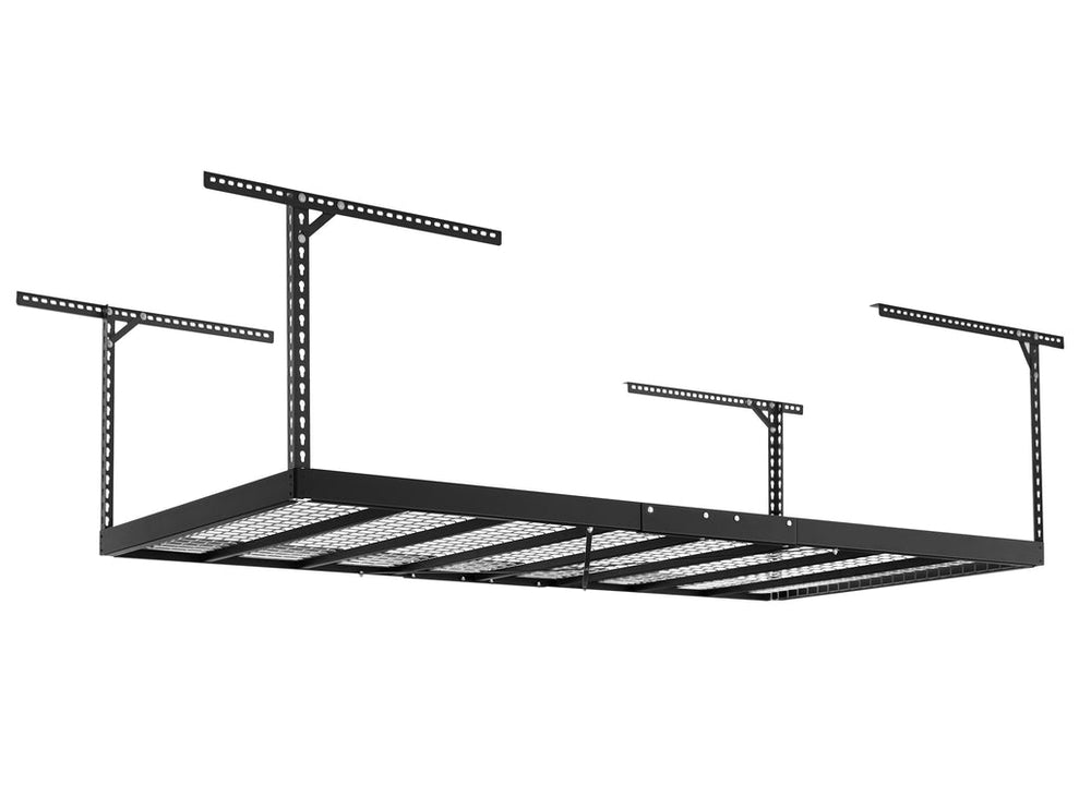 NewAge | VersaRac Pro 4 ft. x 8 ft. Height-Adjustable Overhead Rack in Black