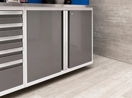 NewAge | Pro Series 6 Piece Cabinet Set with Tool Drawer, Wall Cabinet, Locker and Utility Cart