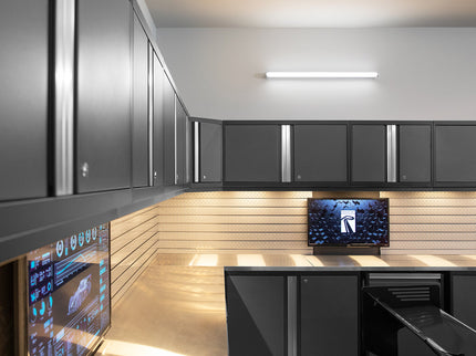 NewAge | Pro Series 6 Piece Cabinet Set with Base, Wall Cabinet, Locker and Utility Cart