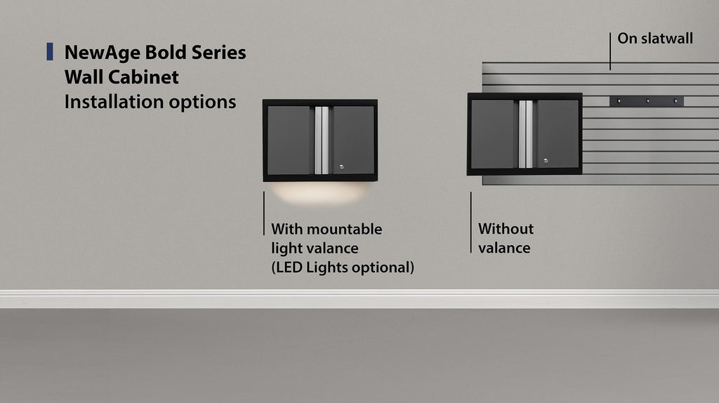 NewAge | Bold Series 24 in. Wall Cabinet