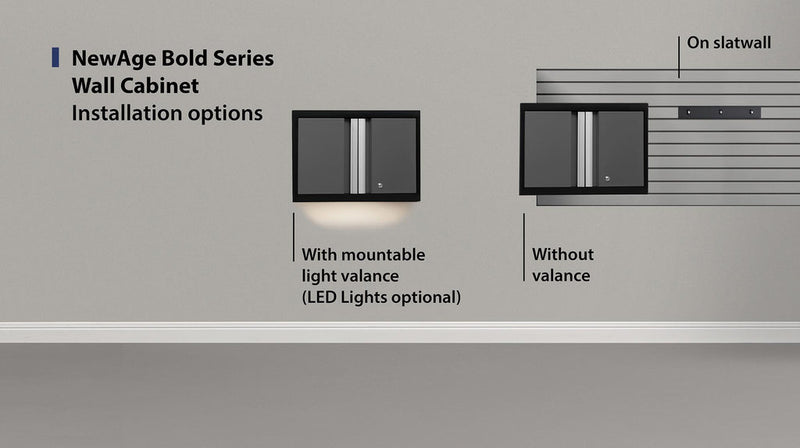 NewAge | Bold Series 24 in. Wall Cabinet