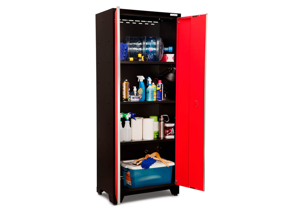 NewAge | Bold Series 8 Piece Cabinet Set with Tool, Base, Wall Cabinets and 30 in. Lockers