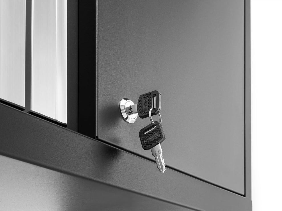 NewAge | Bold Series 7 Piece Cabinet Set with Tool, Base, Wall Cabinets and 30 in. Lockers