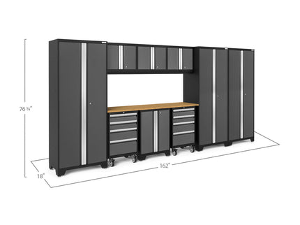 NewAge | Bold Series 10 Piece Cabinet Set with Tool, Base, Wall Cabinet and 30 in. Locker