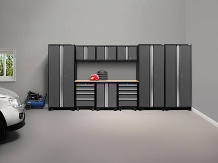 NewAge | Bold Series 10 Piece Cabinet Set with Tool, Base, Wall Cabinet and 30 in. Locker