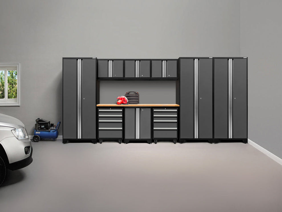 NewAge | Bold Series 10 Piece Cabinet Set with Tool, Base, Wall Cabinet and 30 in. Locker