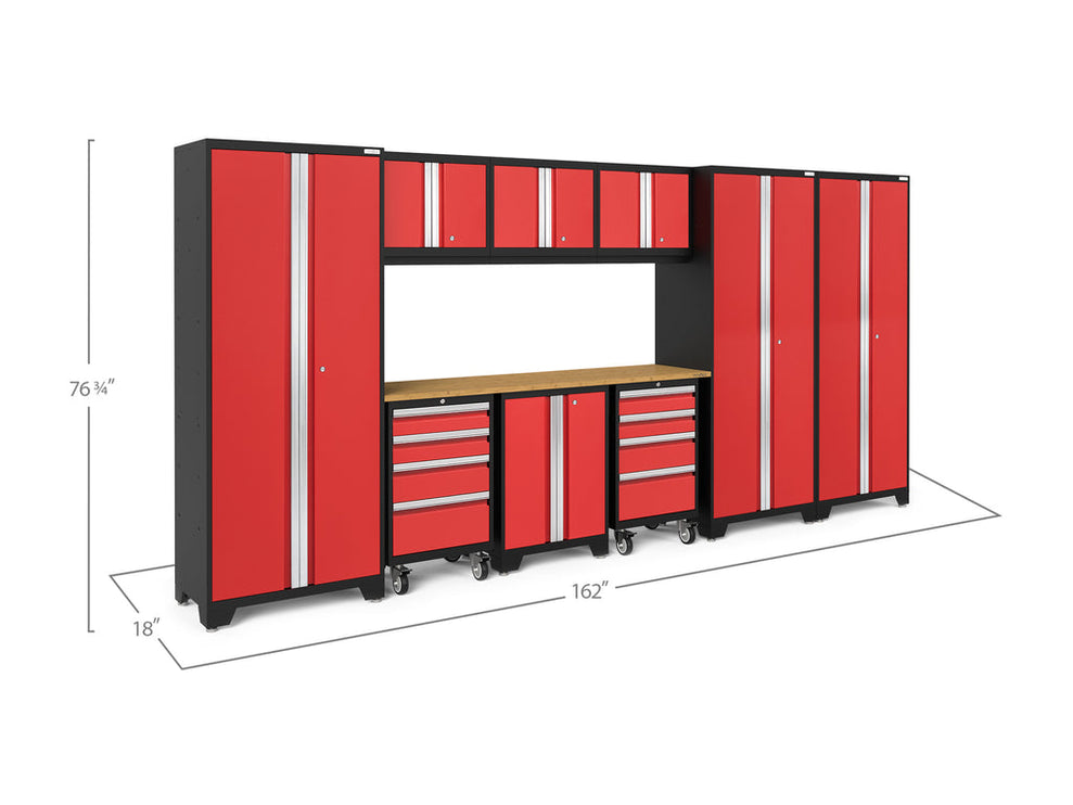 NewAge | Bold Series 10 Piece Cabinet Set with Tool, Base, Wall Cabinet and 30 in. Locker