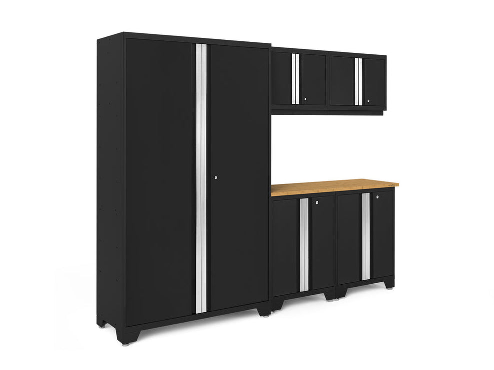 NewAge | Bold Series 6 Piece Cabinet Set with Base, Wall Cabinets and 48 in. RTA Locker