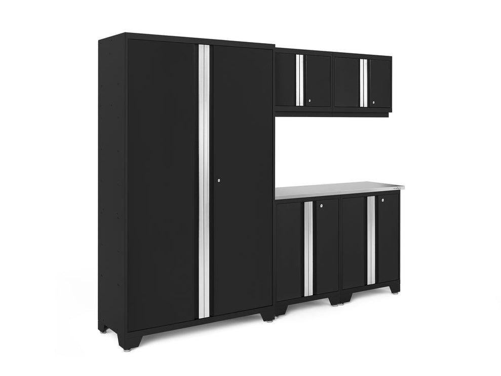 NewAge | Bold Series 6 Piece Cabinet Set with Base, Wall Cabinets and 48 in. RTA Locker