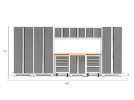 NewAge | Bold Series 10 Piece Cabinet Set with Tool, Base, Wall Cabinet and 30 in. Locker