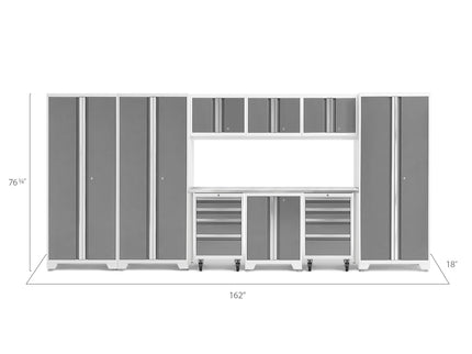 NewAge | Bold Series 10 Piece Cabinet Set with Tool, Base, Wall Cabinet and 30 in. Locker