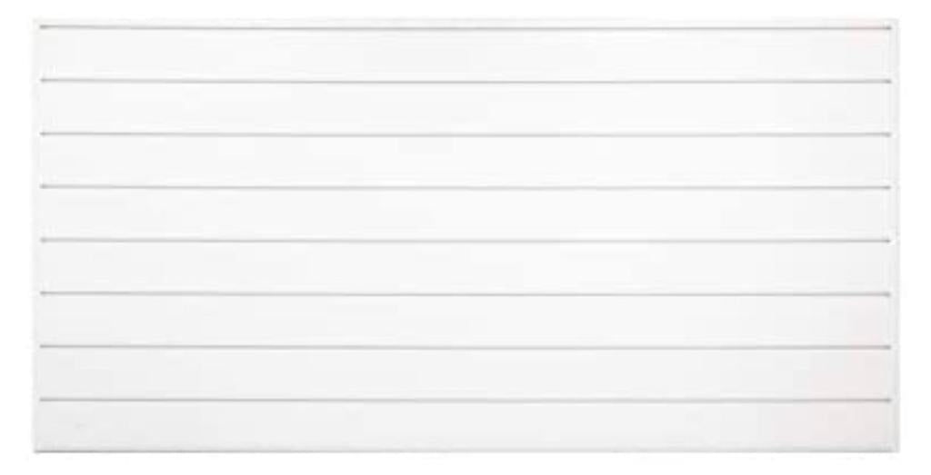 SmartSlat®| Heavy Duty PVC Slatwall (white)