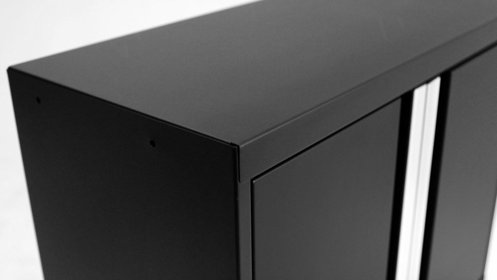 NewAge | Pro Series 12 Piece Cabinet Set with Lockers, Base, Wall, Tool Drawer Cabinet and 56 in. Worktop