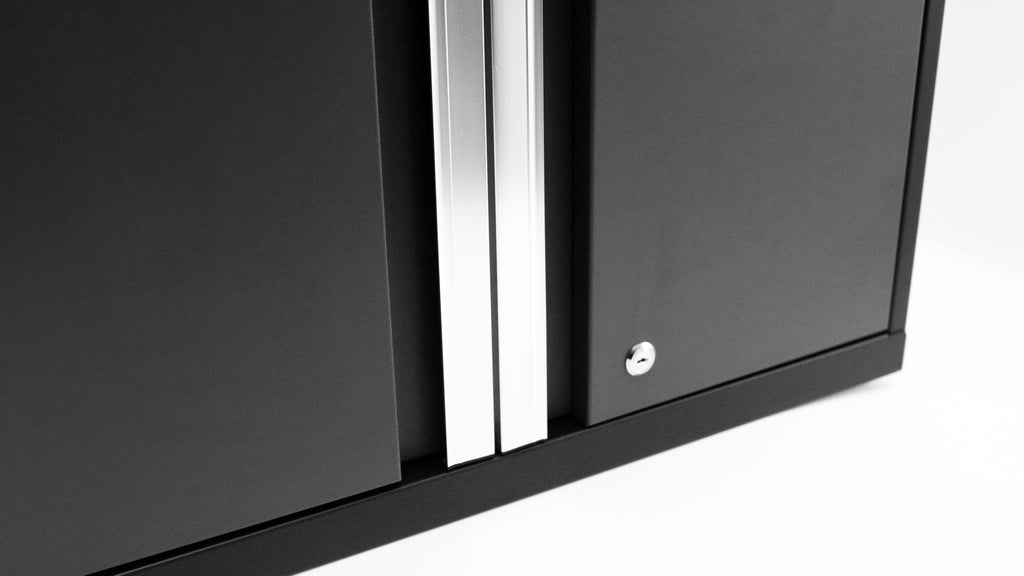 NewAge | Pro Series 12 Piece Cabinet Set with Lockers, Base, Wall, Tool Drawer Cabinet and 56 in. Worktop