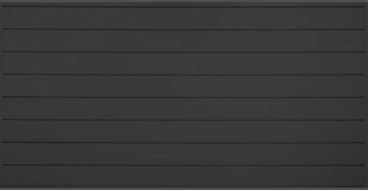 SmartSlat®| Heavy Duty PVC Slatwall (black)