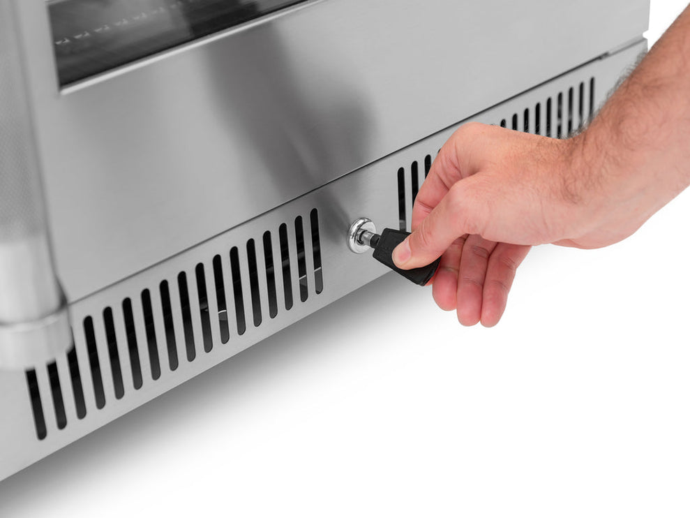 NewAge | Pro Series 9 Piece Cabinet Set with Wall, Tool Drawer Cabinet, Lockers, and Stainless Steel Door Fridge