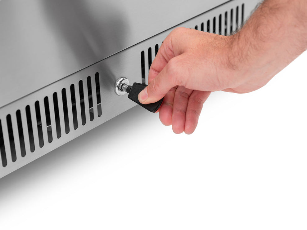 NewAge | Pro Series 6 Piece Cabinet Set with Base, Wall Cabinet, Locker and Stainless Steel Door Fridge