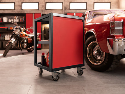 NewAge | Pro Series 6 Piece Cabinet Set with Base, Wall Cabinet, Locker and Utility Cart